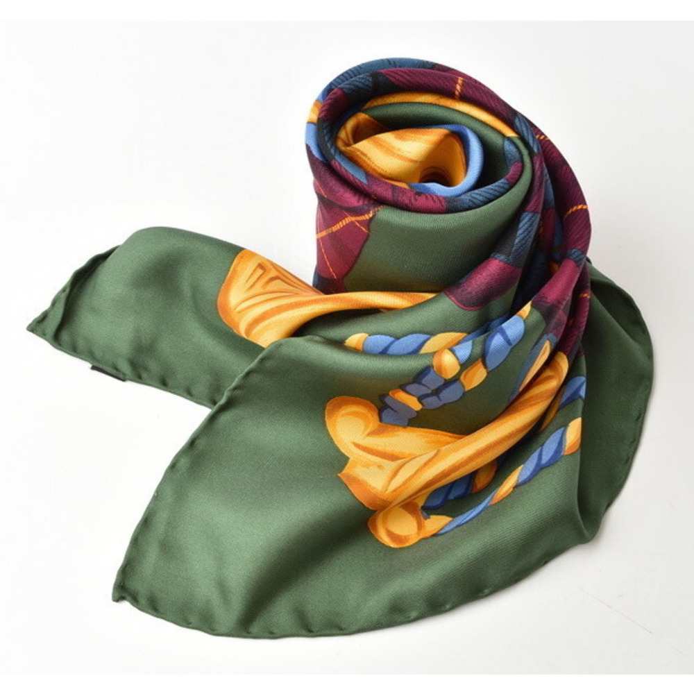 Celine Scarf Carre Blason Green